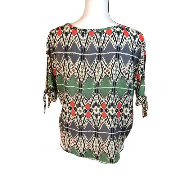 Ya Los Angeles blouse with Ikat design - Picture 2 of 5
